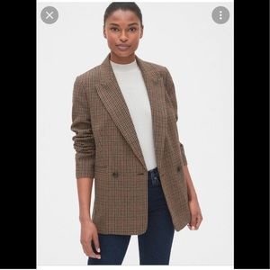 Gap Houndstooth Girlfriend Blazer